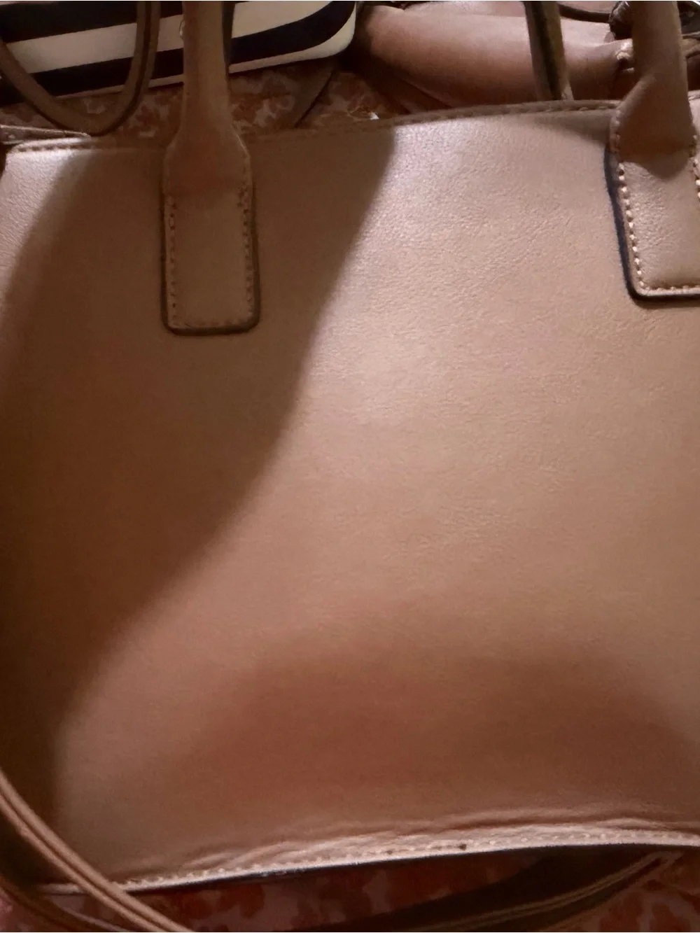 Aldo Taupe Chain-Link Satchel